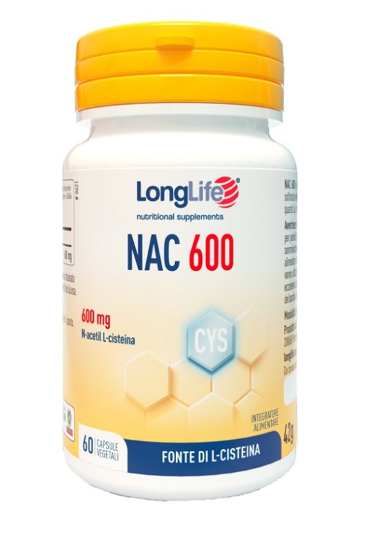 LONGLIFE NAC 600MG 60 Capsule