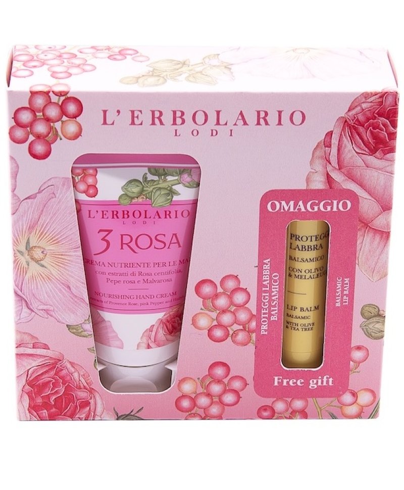 3 ROSA CREMA NUTR MANI+OMAGG