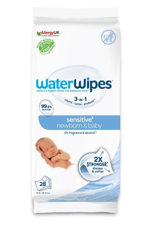 WATERWIPES SALV.BABY BIODEGR.28P