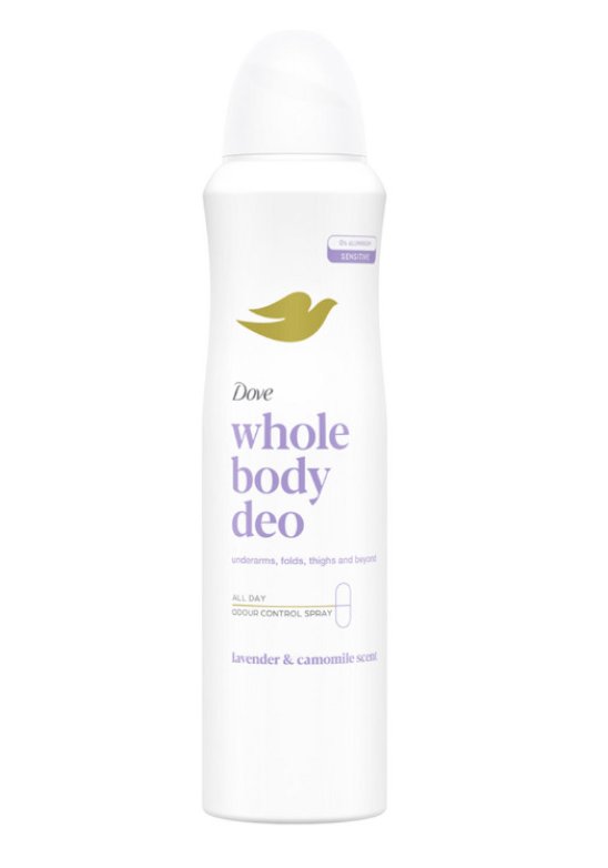 DOVE WBD LAVANDA&CAMOM SPR 150ML