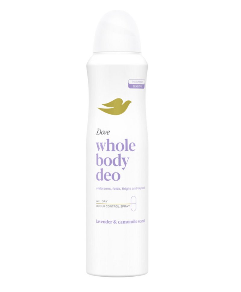 DOVE WBD LAVANDA&CAMOM SPR 150ML DOVE WBD LAVANDA&CAMOM SPR 150ML