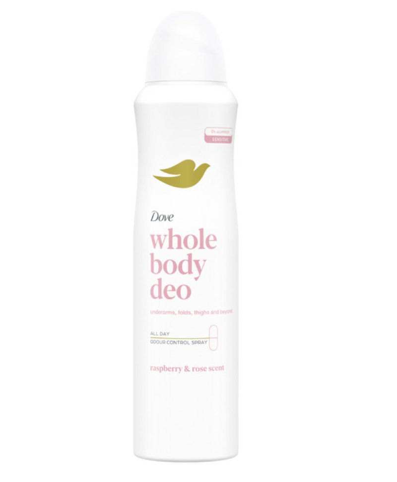 DOVE WBD RASPBE&ROSA SPR 150ML DOVE WBD RASPBE&ROSA SPR 150ML