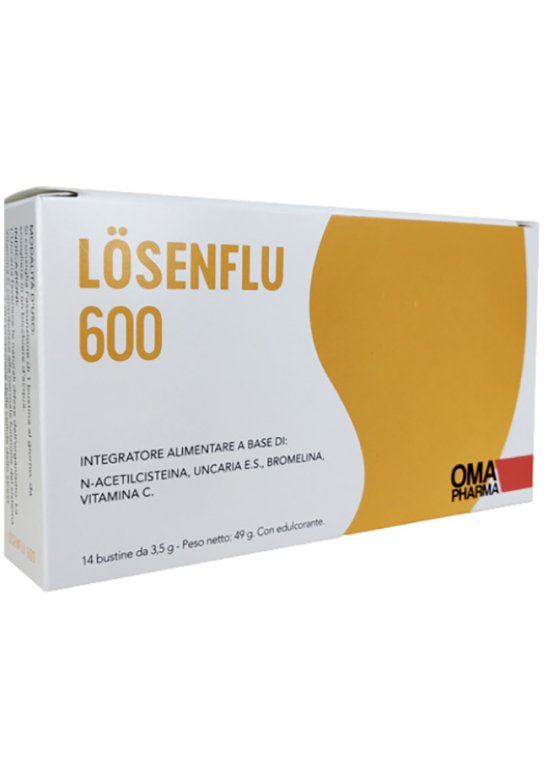 LOSENFLU 600MG 14BUST 3,5G