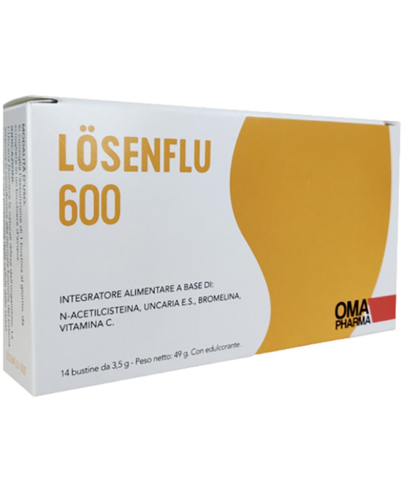 LOSENFLU 600MG 14BUST 3,5G