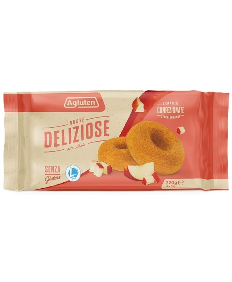 AGLUTEN NUOVE DELIZ MELE 4X55G