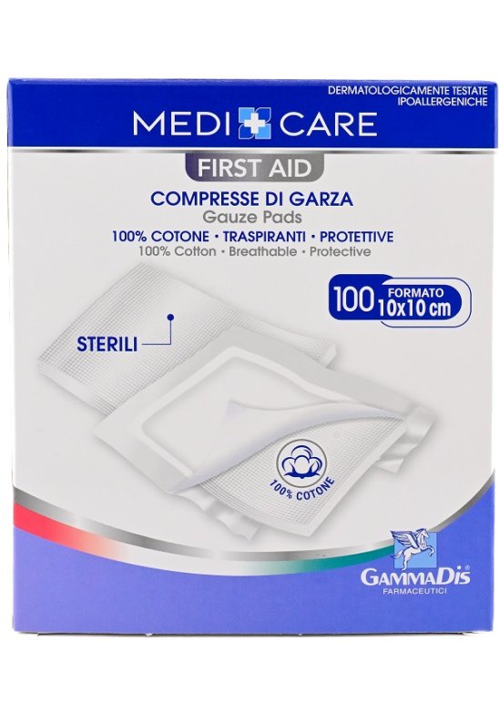 GARZA COTONE 10X10CM 100PZ