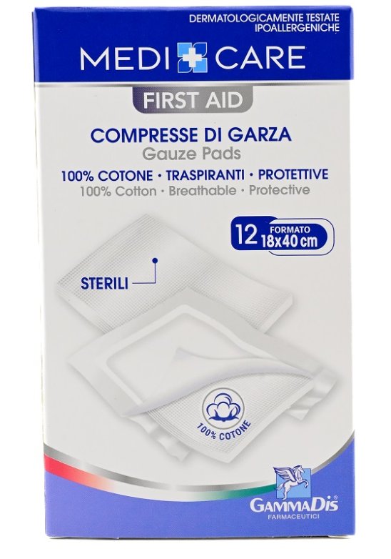 GARZA COTONE 18X40CM 12PZ