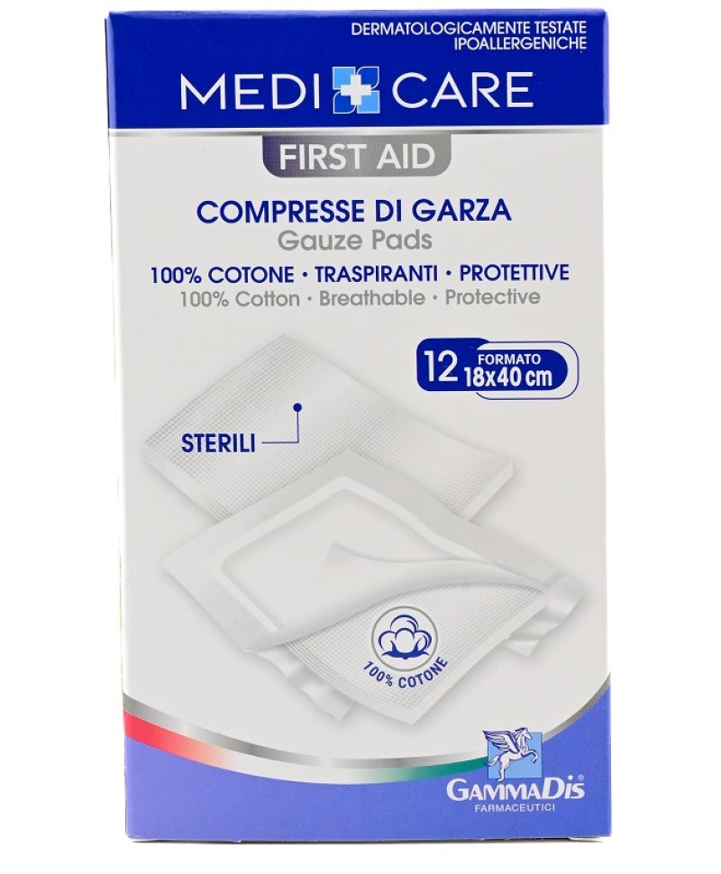 GARZA COTONE 18X40CM 12PZ