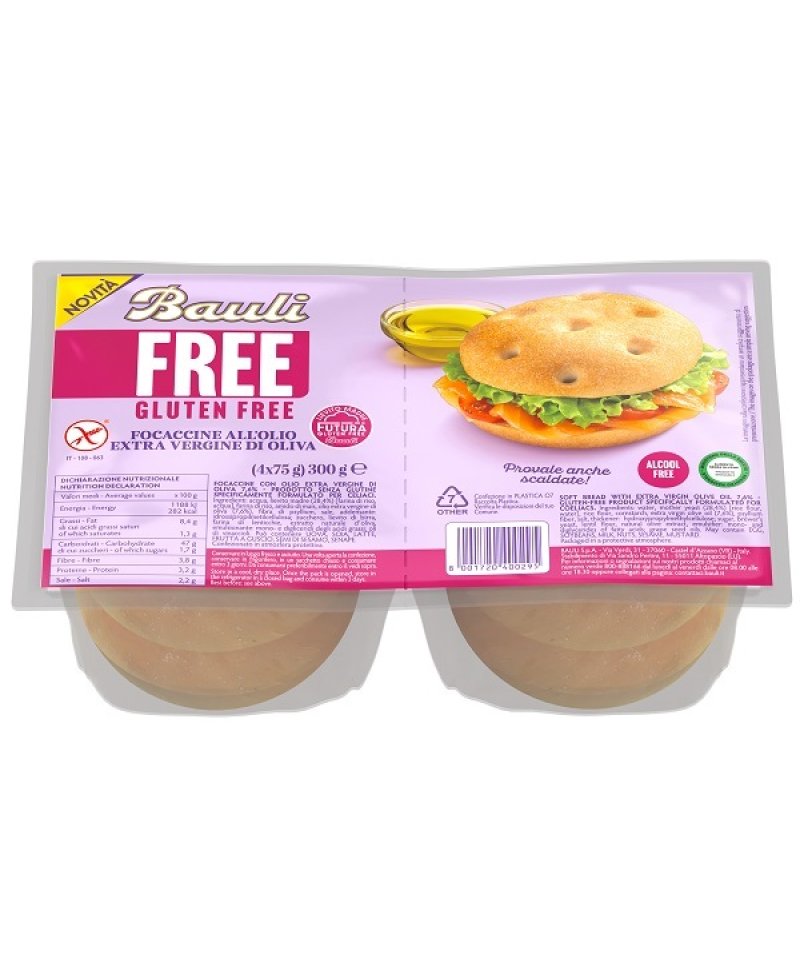 BAULI FREE FOCACCINE OLIO EVO