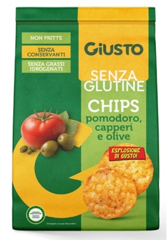 GIUSTO CHIPS POMOD/CAPP/OLI 40GR