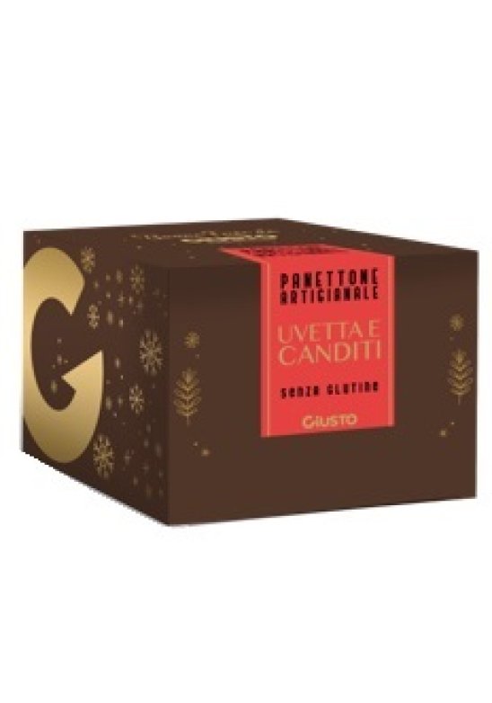 GIUSTO PANETTONE UVET/CAND 600G