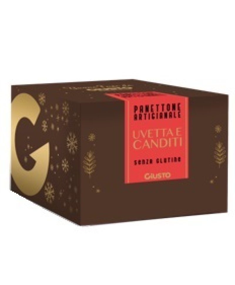 GIUSTO PANETTONE UVET/CAND 600G