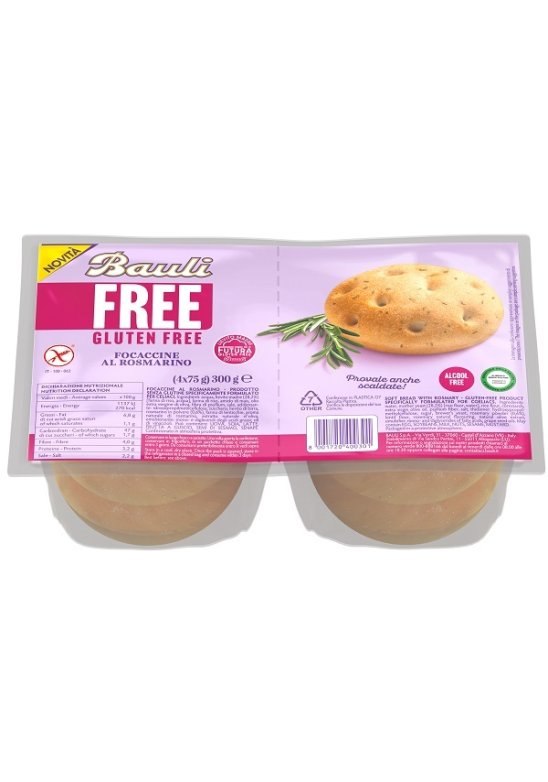 BAULI FREE FOCACCINE ROSMARINO BAULI FREE FOCACCINE ROSMARINO