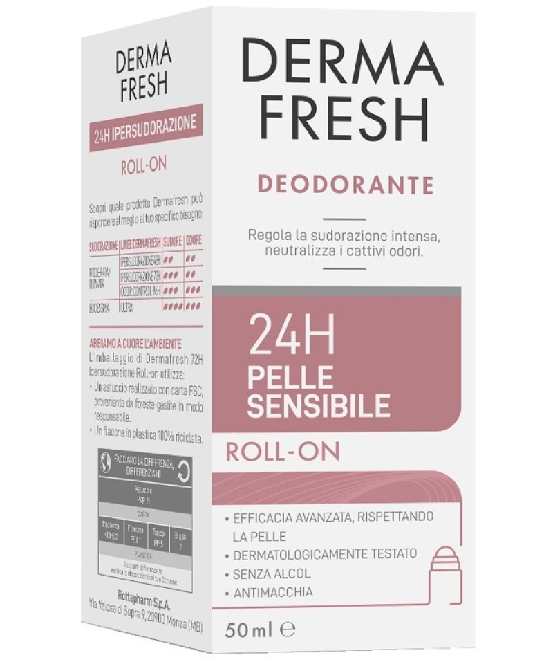 DERMAFRESH 24H P/SENS ROLL 50ML