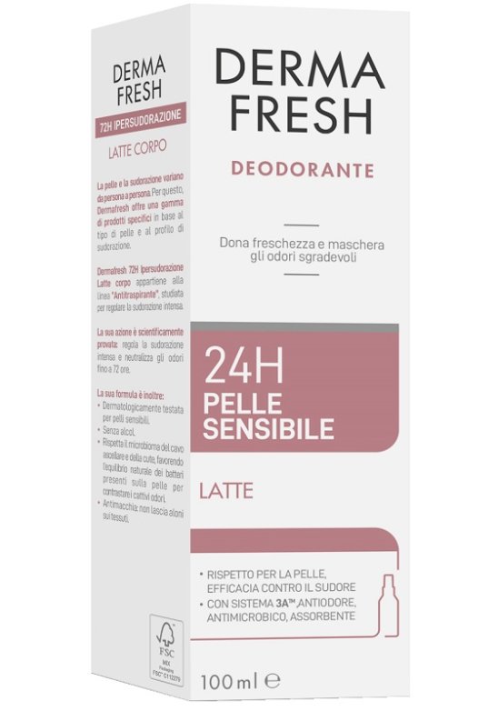 DERMAFRESH 24H P SENS LAT100ML