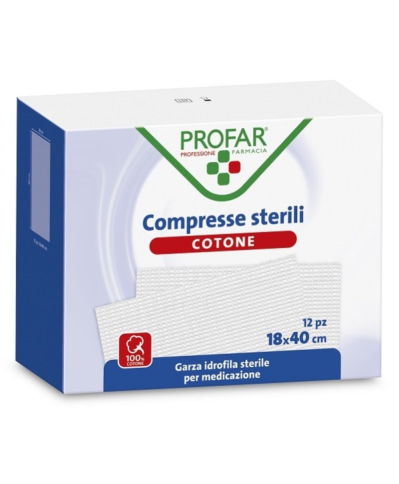 PROFAR GARZA COTONE 18X40 12PZ PROFAR GARZA COTONE 18X40 12PZ