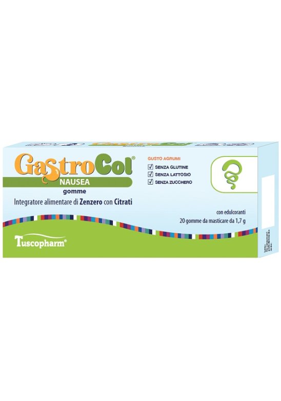 GASTROCOL NAUSEA GOMME GUSTO AGR