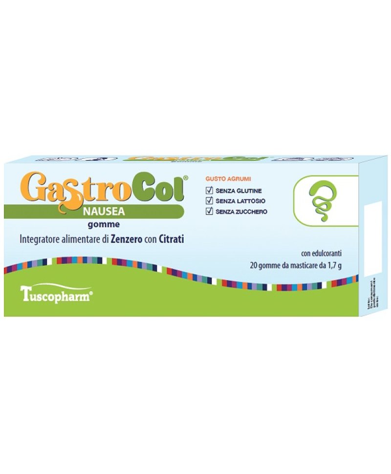 GASTROCOL NAUSEA GOMME GUSTO AGR