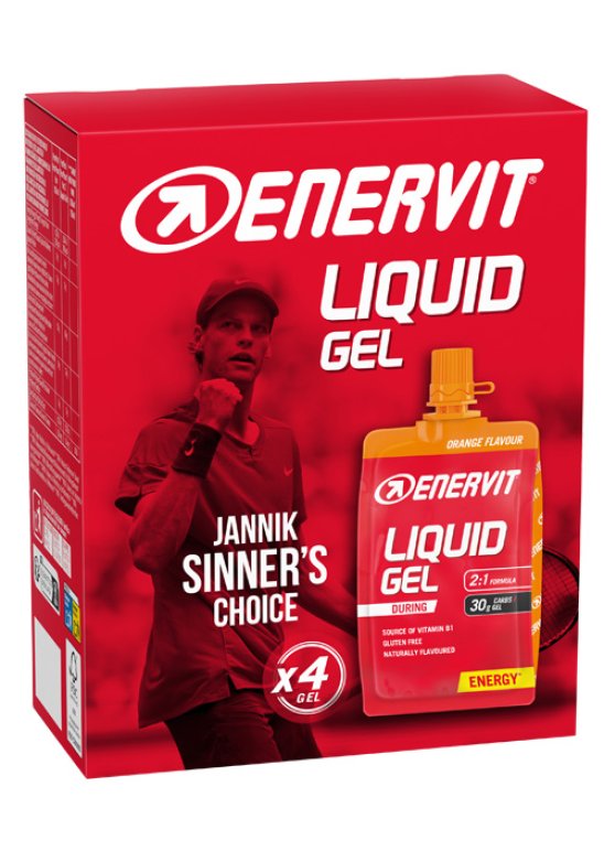 ENERVIT SPORT LIQ.GEL ARANCIA 4P