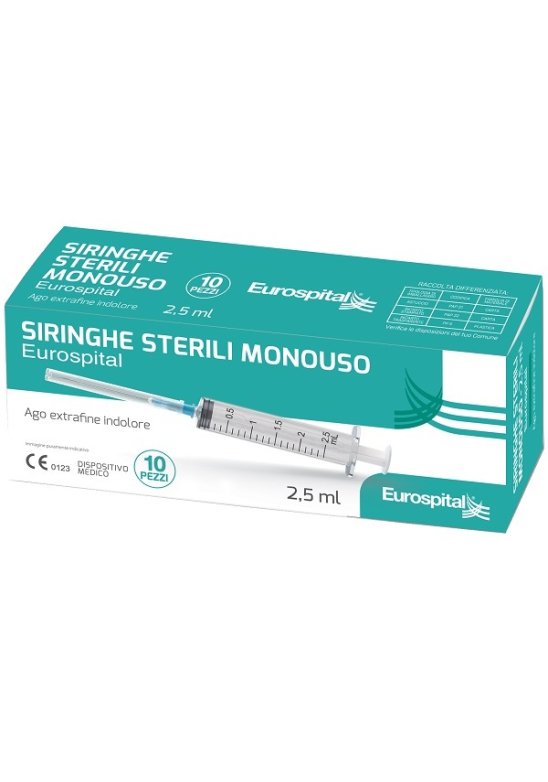 SIR STERILI MON 2,5ML 10PZ