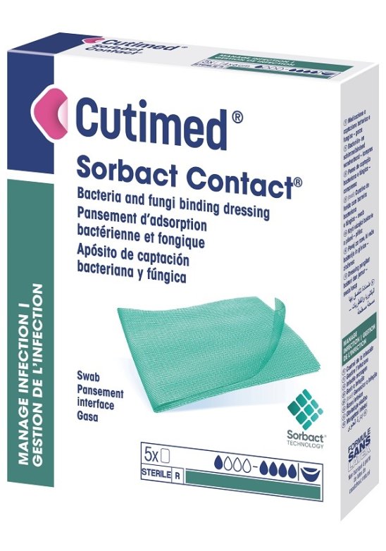 CUTIMED SORBACT CONT 7X9CM 5PZ