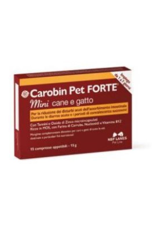 V CAROBIN PET FORTE MINI 15CPR