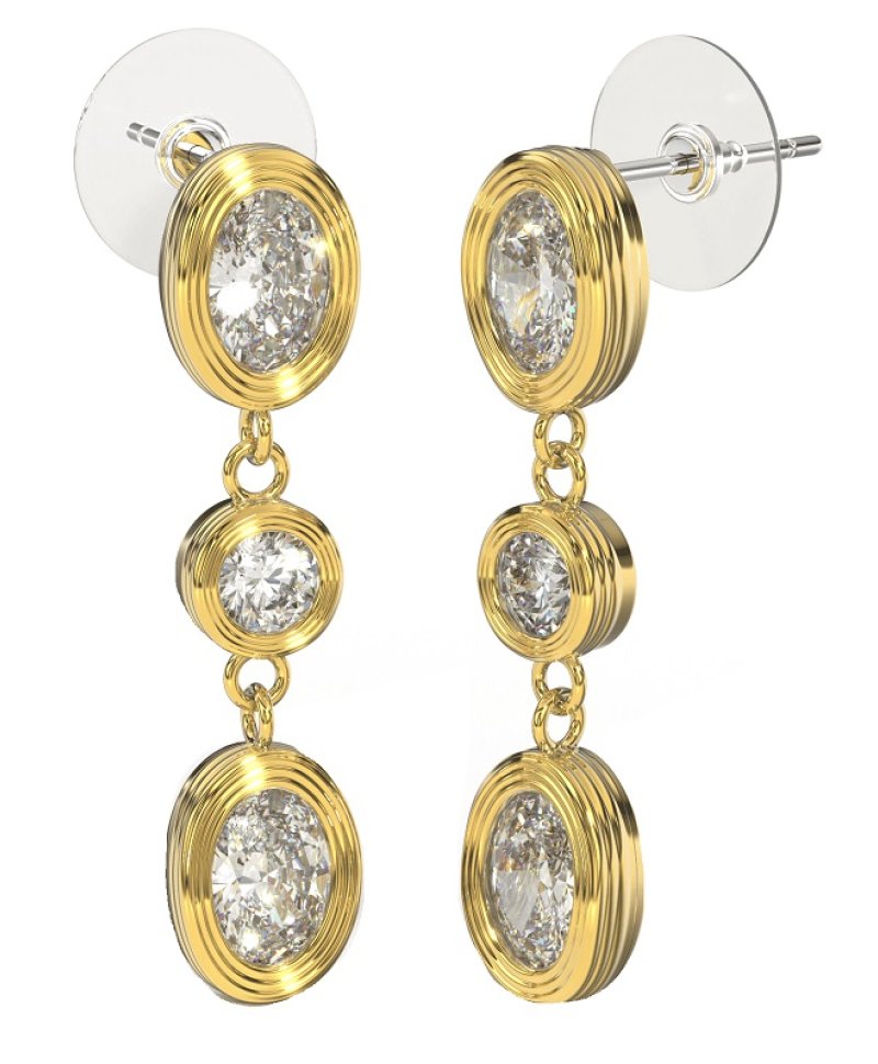 BJT417 ORECCHINI DROP/W30MM GP