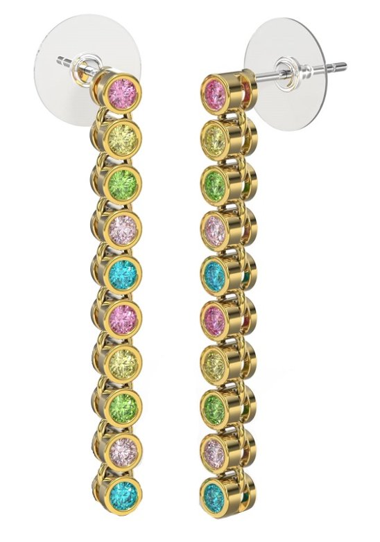 BJT418 ORECCHINI SNAK/C30MM GP