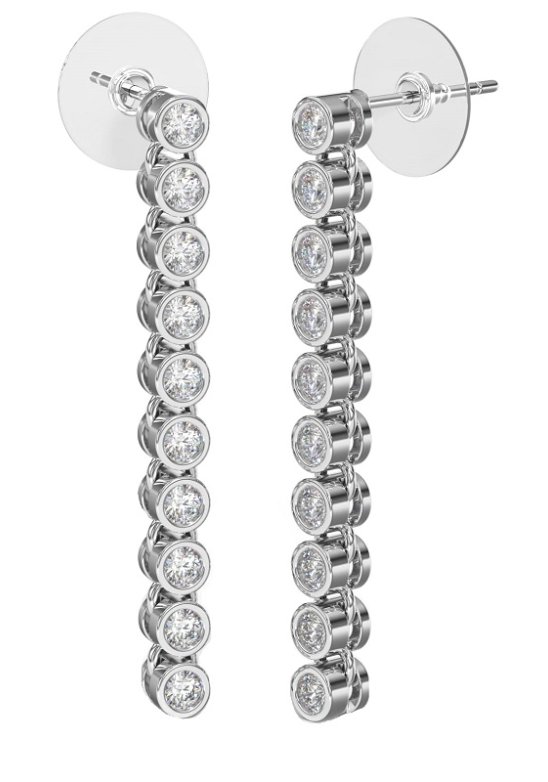 BJT419 ORECCHINI SNAK/W30MM SS