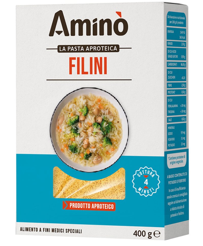 AMINO PASTA APROT FILINI 400GR N AMINO PASTA APROT FILINI 400GR N