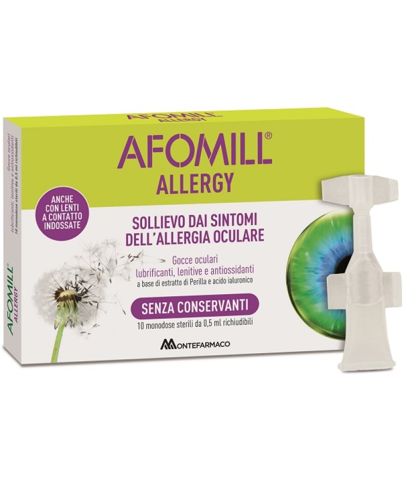 AFOMILL ALLERGY GOCCE OCUL 10F