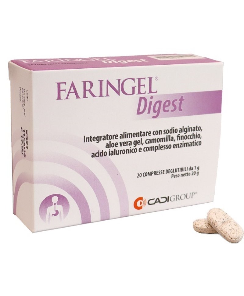 FARINGEL DIGEST 20CPR(SODIO ALG/ FARINGEL DIGEST 20CPR(SODIO ALG/