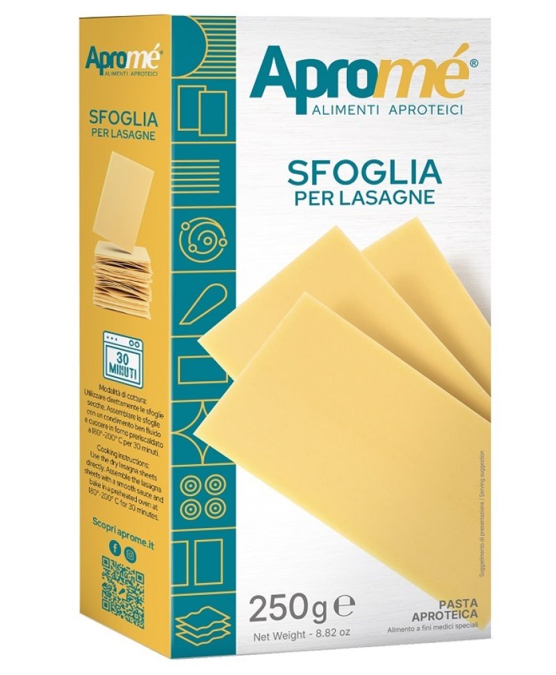 APROME' SFOGLIA LASAGNE 250G APROME' SFOGLIA LASAGNE 250G