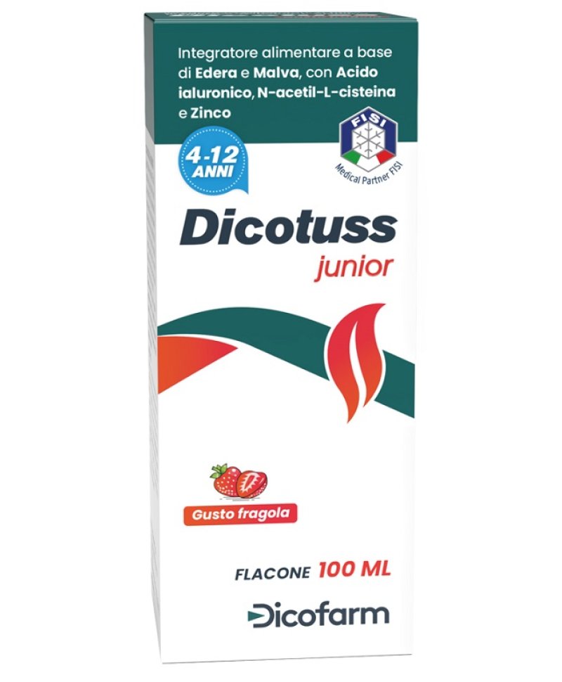 DICOTUSS JUNIOR FRAGOLA 100ML DICOTUSS JUNIOR FRAGOLA 100ML