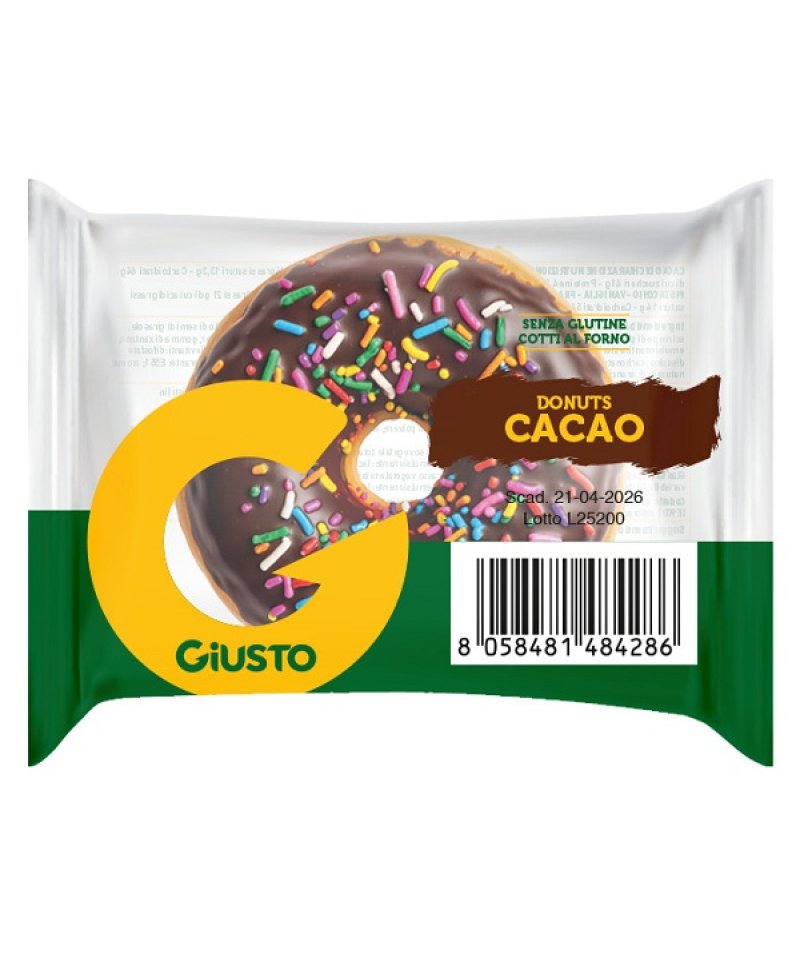 GIUSTO DONUTS CACAO 35GR S/GL GIUSTO DONUTS CACAO 35GR S/GL