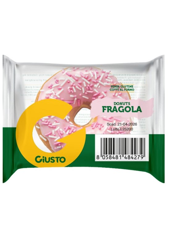 GIUSTO DONUTS FRAGOLA 35GR S/G