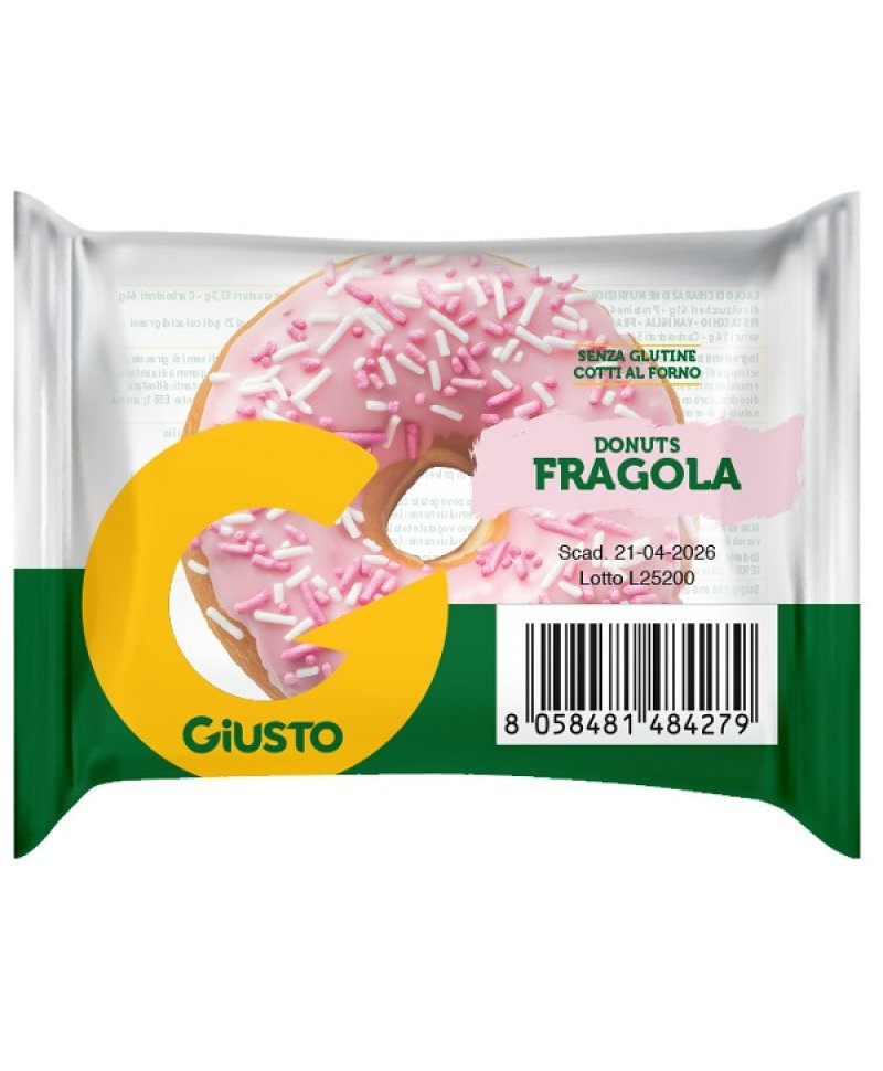 GIUSTO DONUTS FRAGOLA 35GR S/G