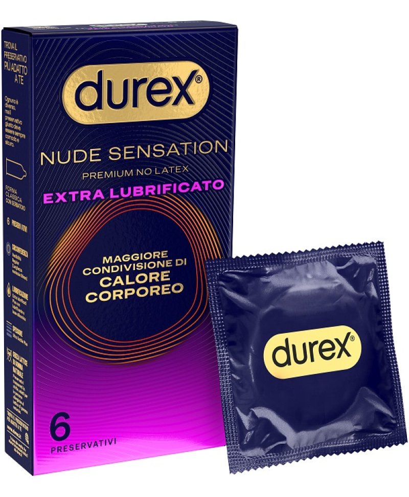 DUREX NUDE SENS REG EX LUBR6PZ