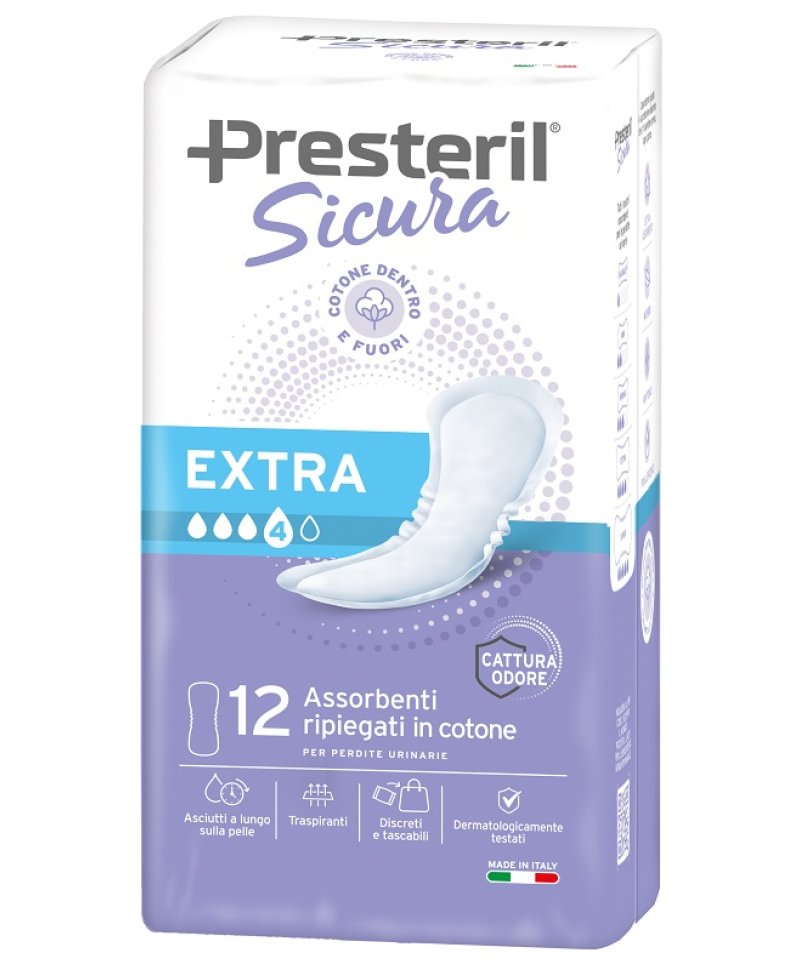 PRESTERIL SICURA AS EXTRA 12PZ PRESTERIL SICURA AS EXTRA 12PZ