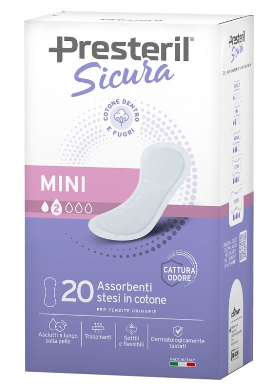 PRESTERIL SICURA AS MINI 20PZ