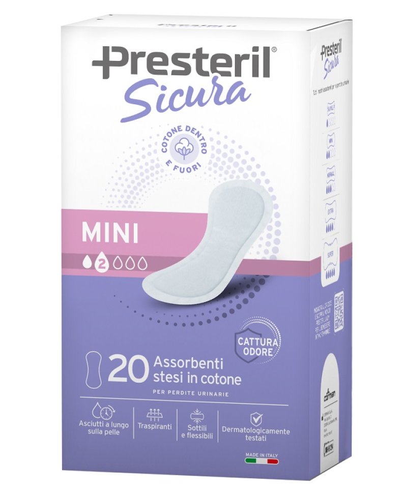PRESTERIL SICURA AS MINI 20PZ