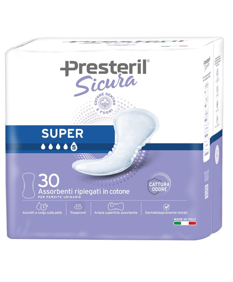 PRESTERIL SICURA AS SUPER 30PZ