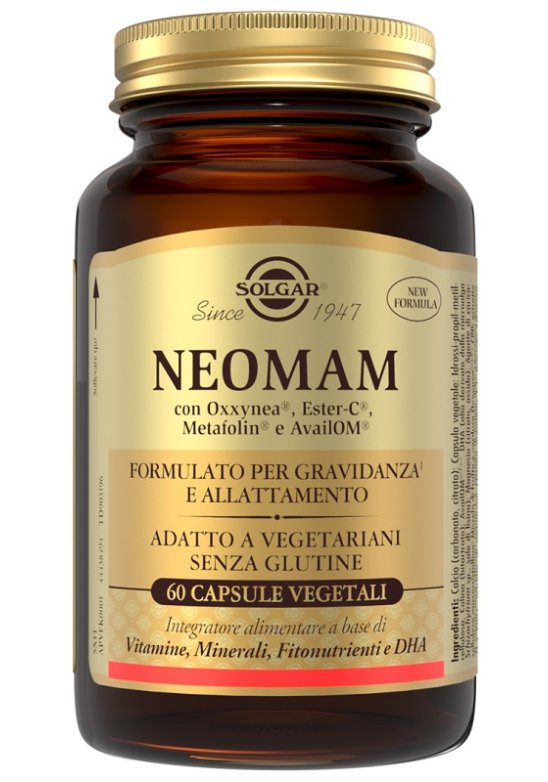 SOLGAR NEOMAM 60 CPS VEGETALI SG SOLGAR NEOMAM 60 CPS VEGETALI SG