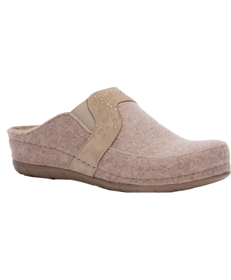 DUNDEE WOOL + SUEDE W BEIGE 38