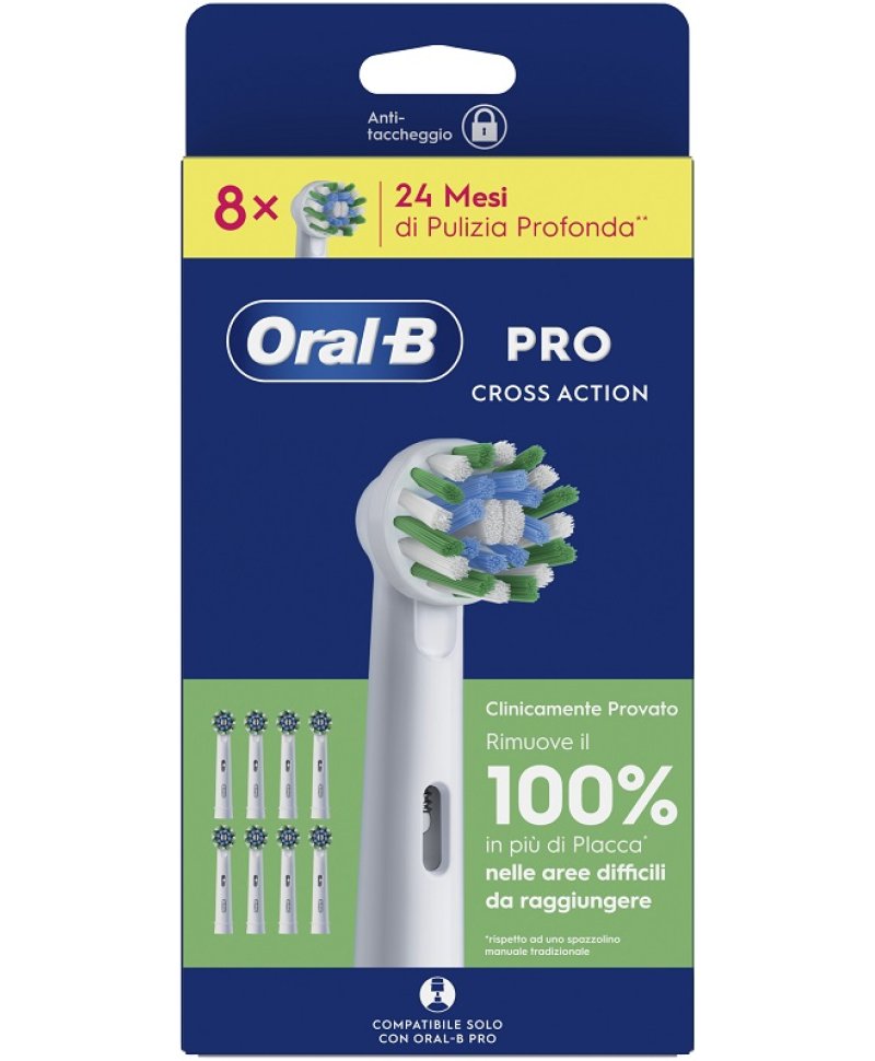ORALB CROSSACTION REFILL 8PZ