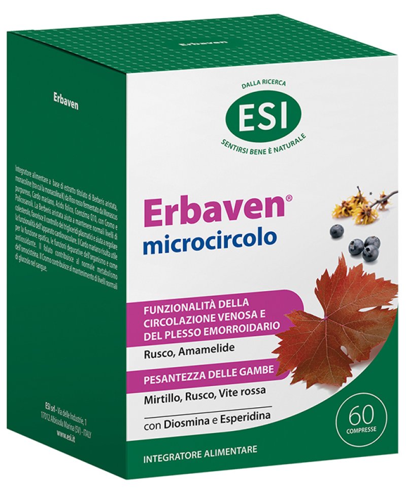 ESI ERBAVEN MICROCIRCOLO 60CPR ESI ERBAVEN MICROCIRCOLO 60CPR