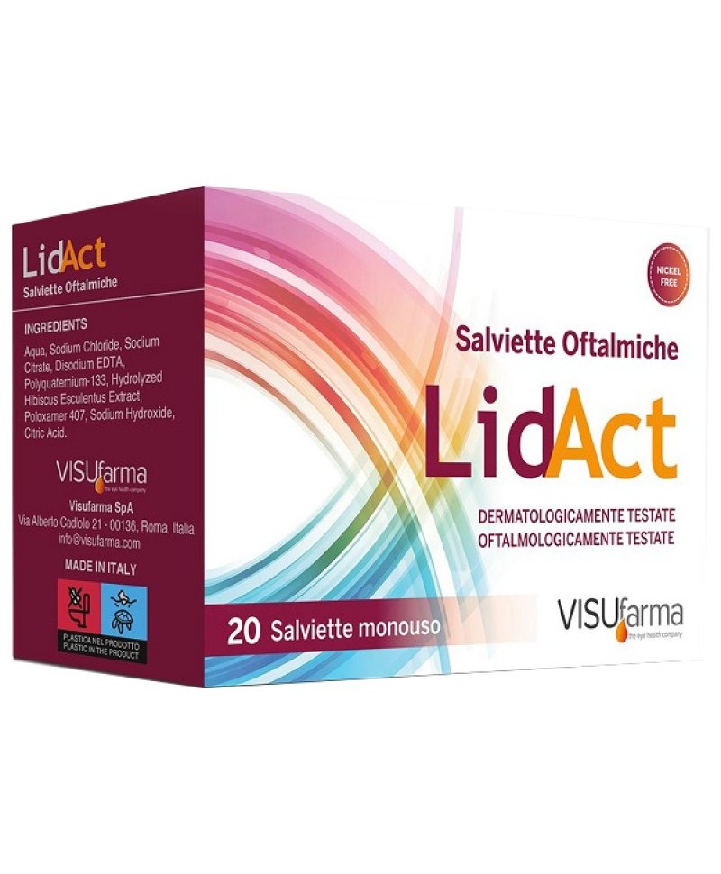 LIDACT SALVIETTE OFT MON 20PZ