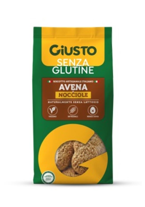 GIUSTO S/G BISCOTTI AVENA&NOCC
