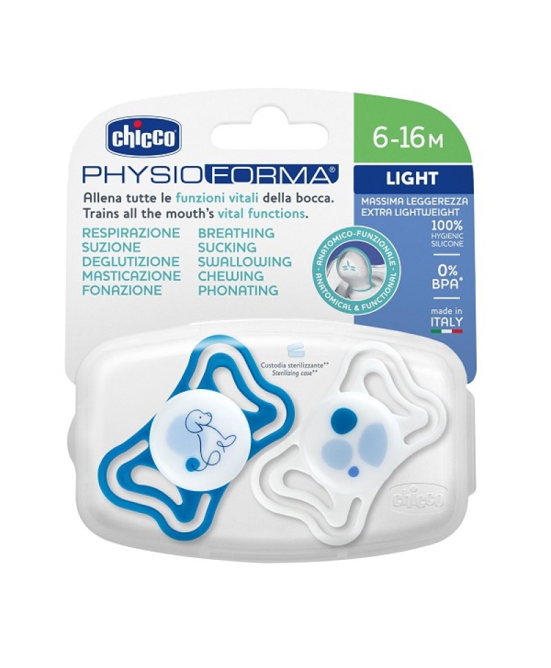CHI SUCCH LIGHT BLU SIL 6-16M 2P
