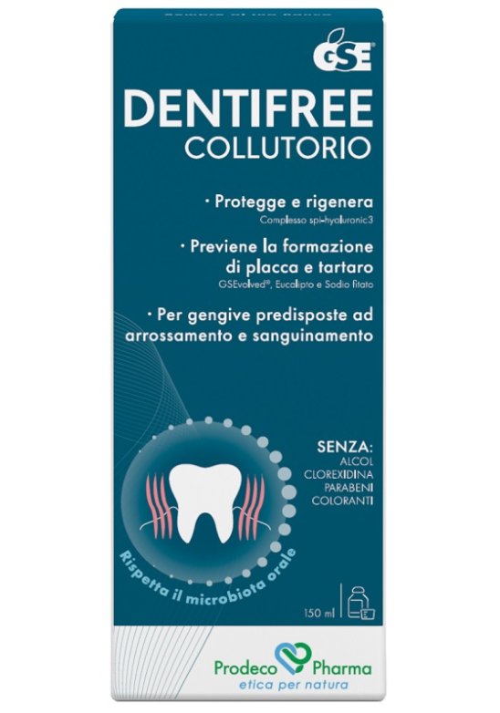 GSE DENTIFREE COLLUTORIO 150ML GSE DENTIFREE COLLUTORIO 150ML